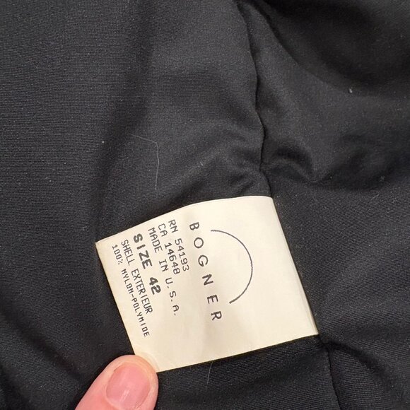 Vintage 90s Bogner Expedition Ski Snowboard Jacket Green Embroidered Men's 42 - Picture 13 of 15